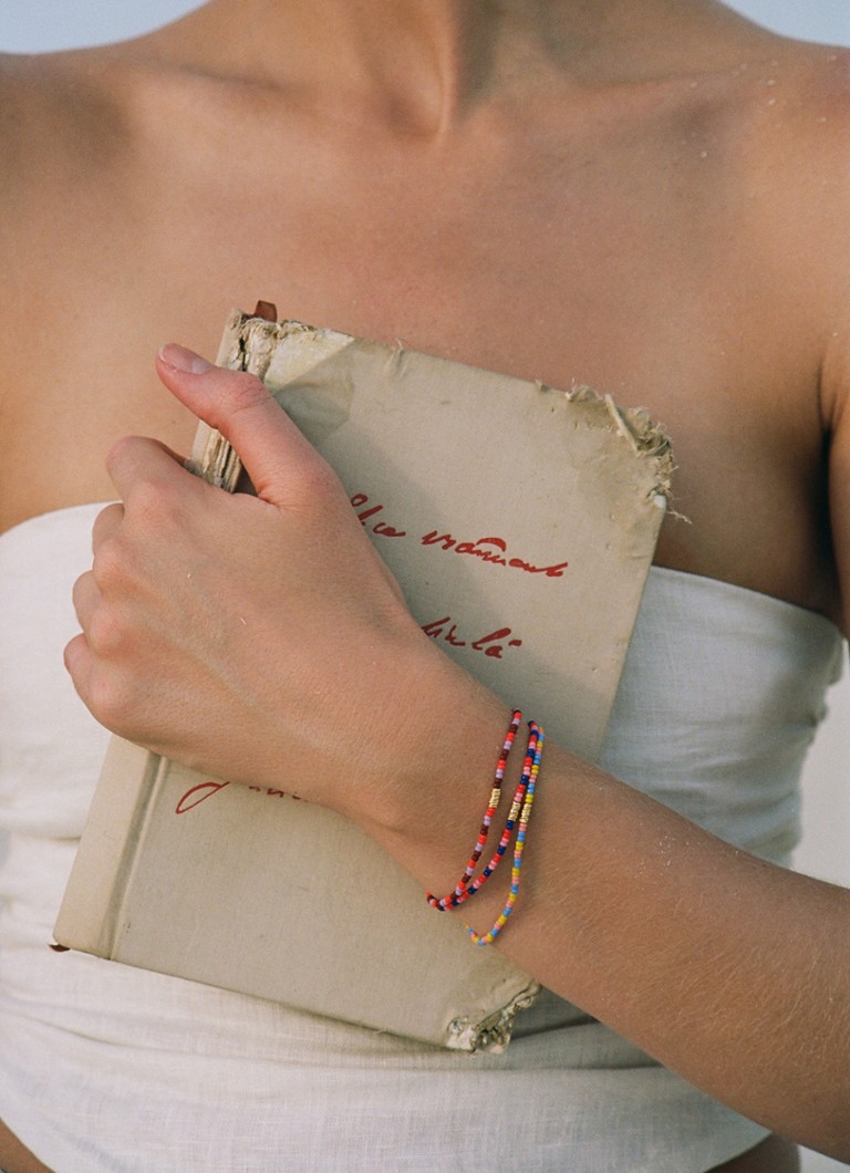 ANNI LU Paradiso gold-plated beaded bracelet