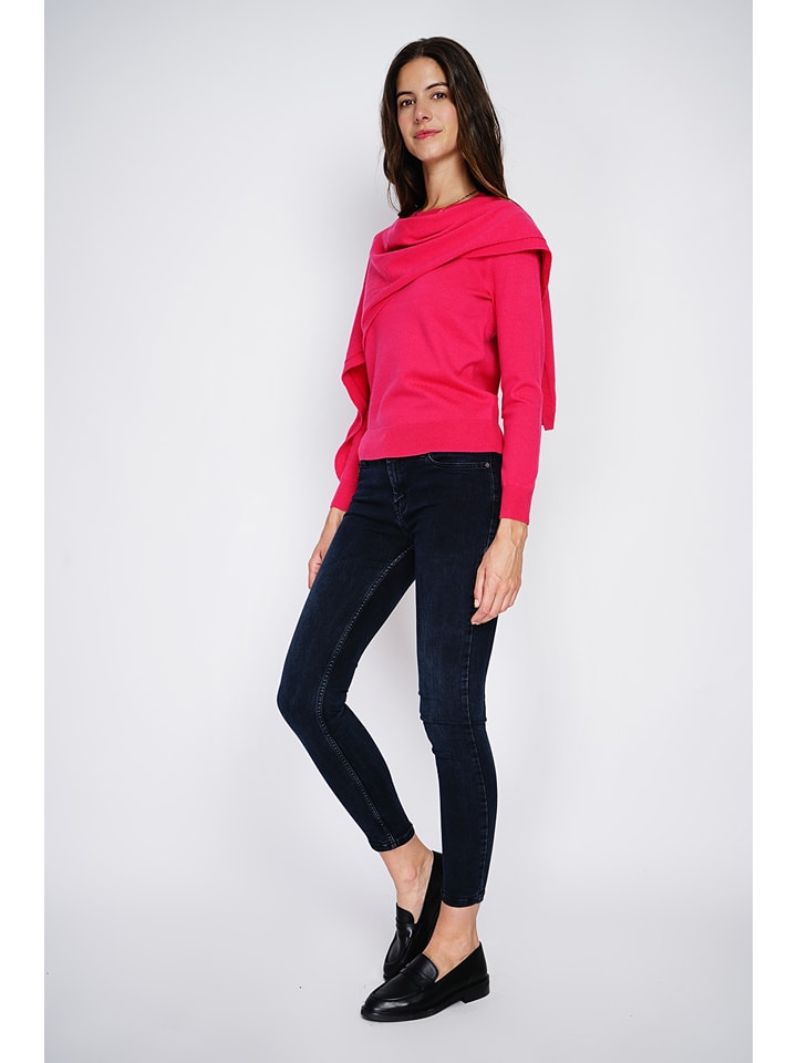 William de Faye Pullover in Pink günstig kaufen