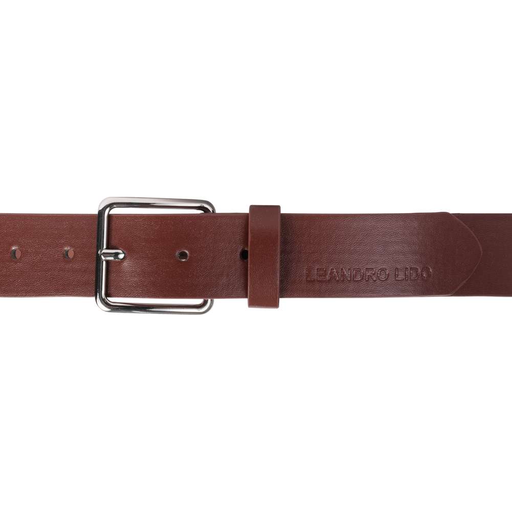 LEANDRO LIDO Comfort Casual Herren Gürtel braun