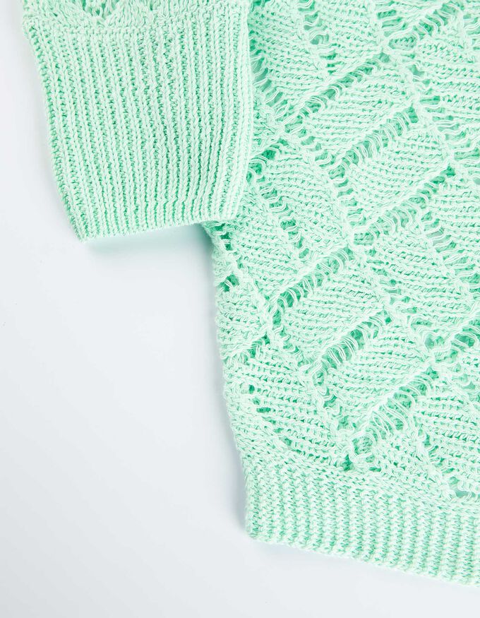 Strickpullover - Baumwoll-Mix