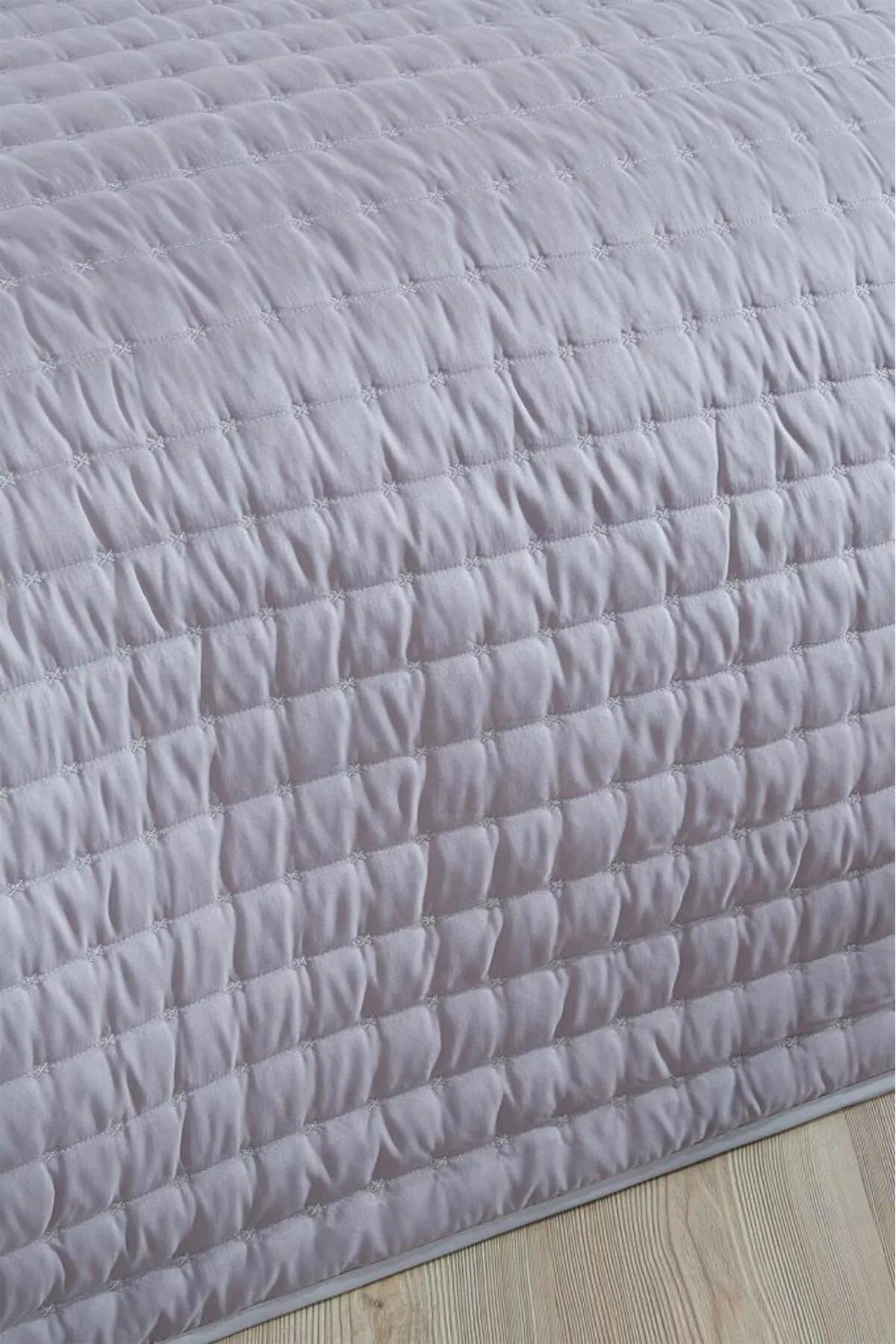 Çeyiz Diyarı  Gesteppte Tagesdecke „Dublin“ für Einzelbett, Grau