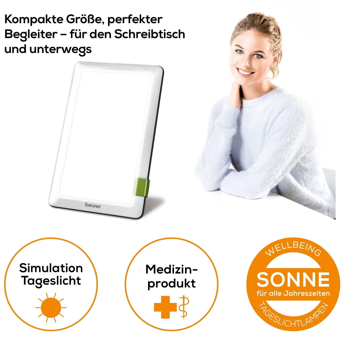 Beurer Tageslichtlampe TL 30 & Aroma Diffuser LA 40-Wellness-Licht und Aroma zu Hause