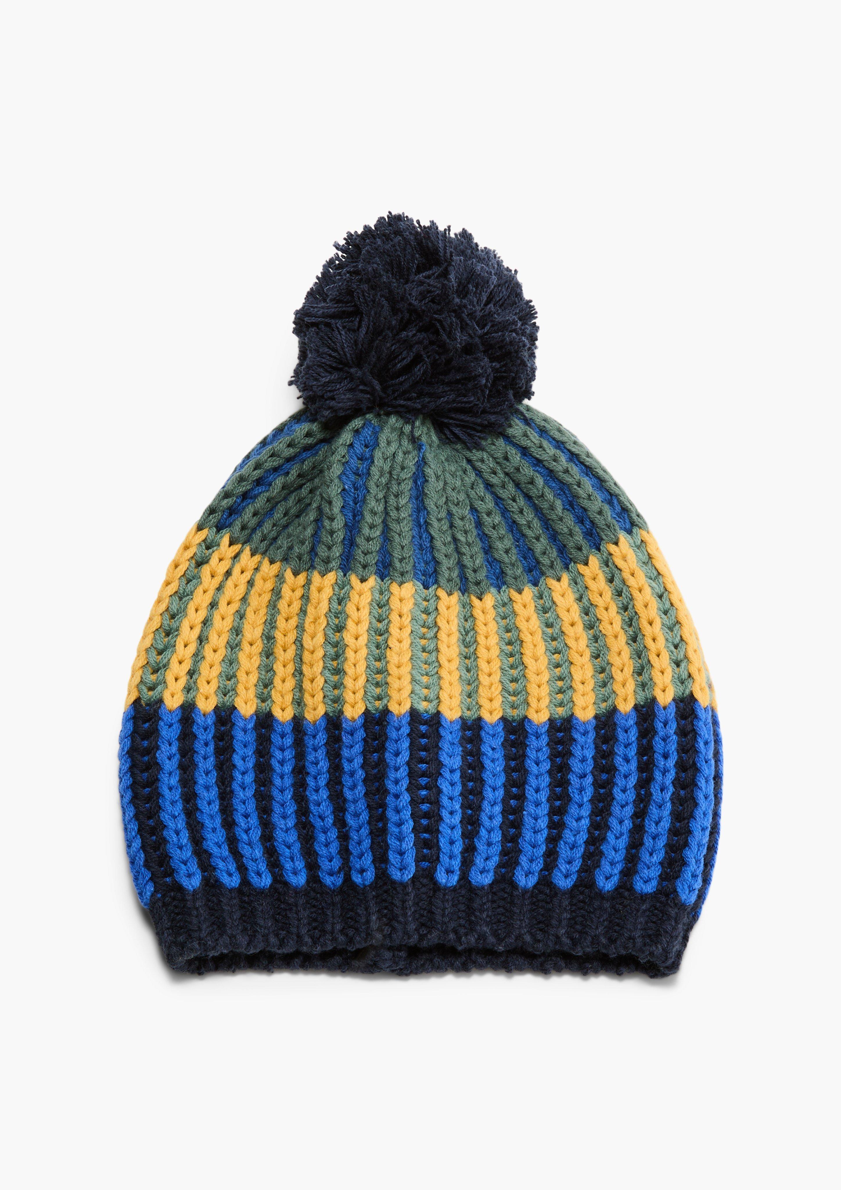 Strickmütze mit Pompom  2132400-59X0