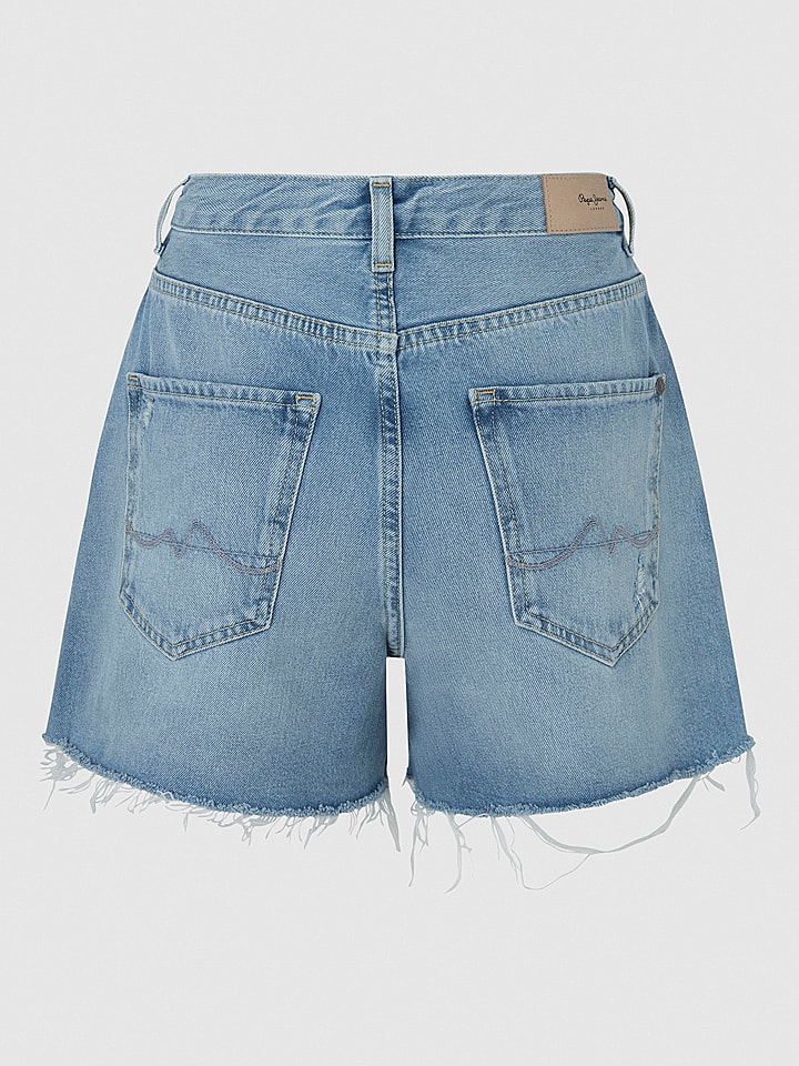 Pepe Jeans Jeans-Shorts in Blau günstig kaufen