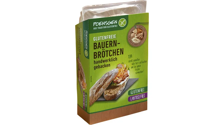 Poensgen Bauernbrötchen Glutenfrei 150 g