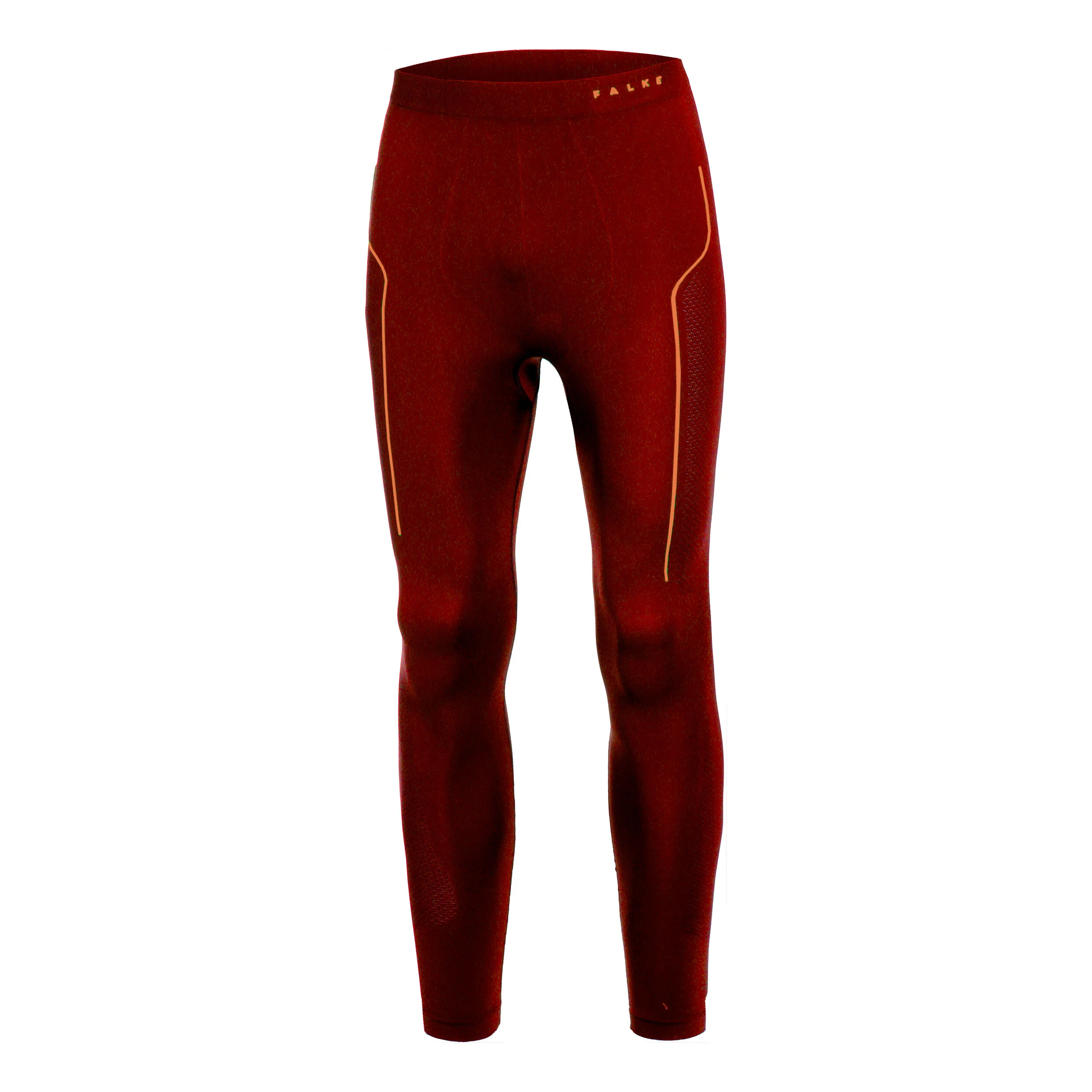 Long Tights Tight Damen - Rot, Orange