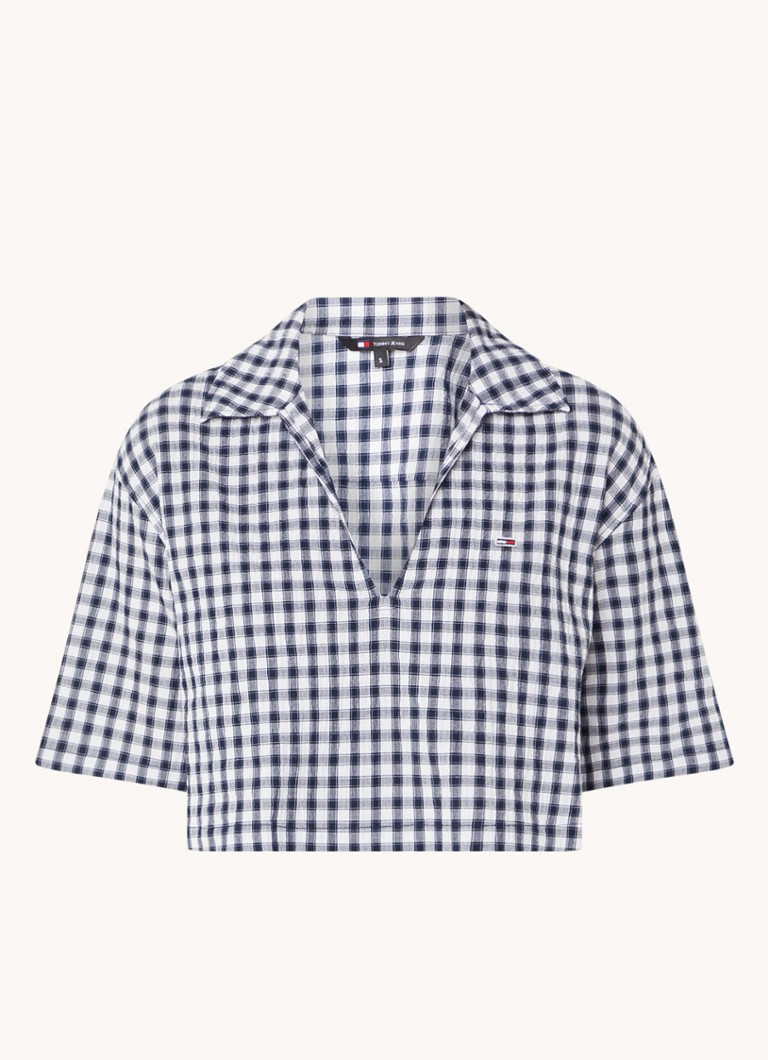 Tommy Hilfiger  Cropped tuniek met ruitdessin