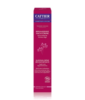 Cattier Gesichtspflege Rosa Heilerde - Kombu Alge Nachtcreme-50 ml