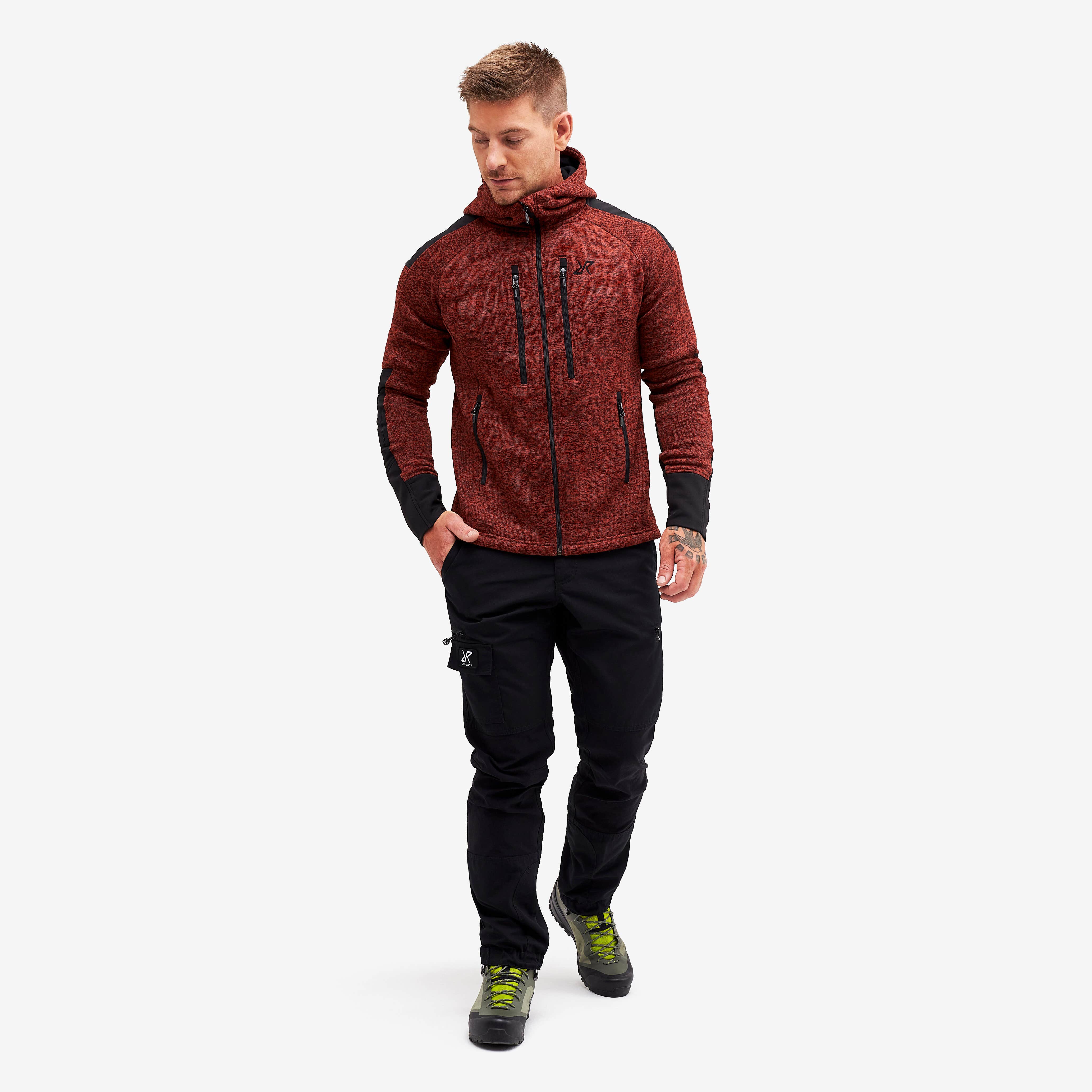 Tornado Hoodie Homme Rusty Orange