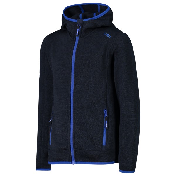 CMP - Boy's Jacket Fix Hood Jacquard Knitted - Fleecejacke