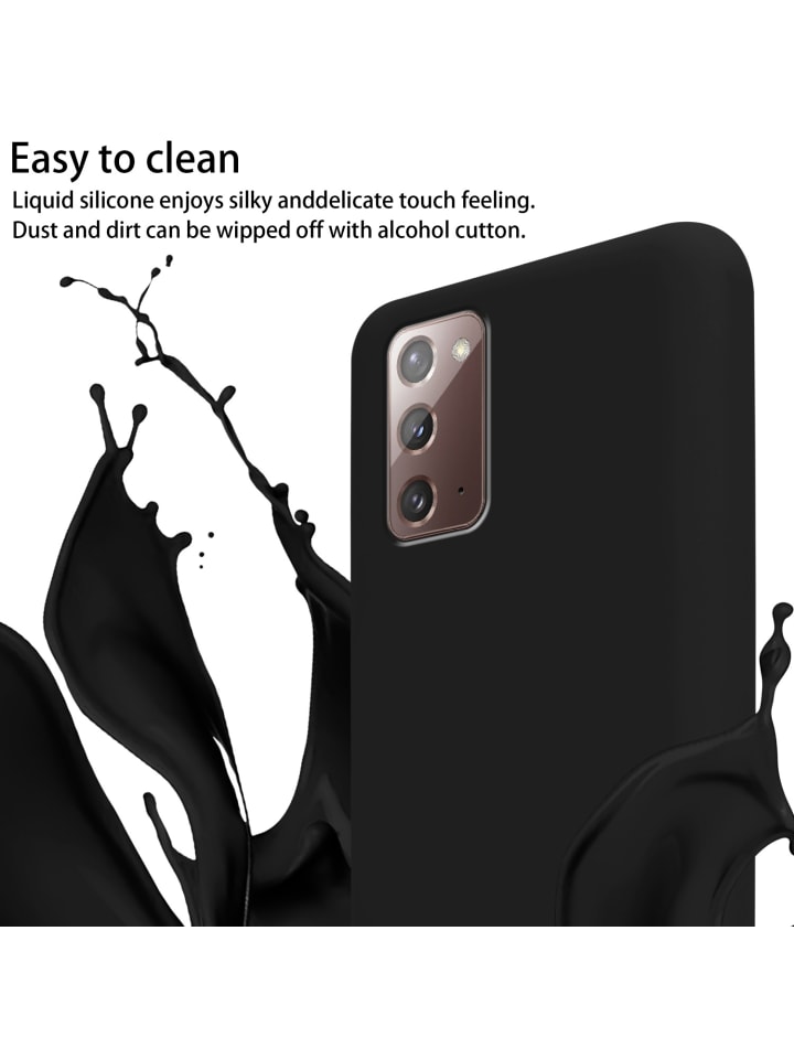 cadorabo Handykette für Samsung Galaxy NOTE 20 Hülle in LIQUID SCHWARZ günstig kaufen onesize