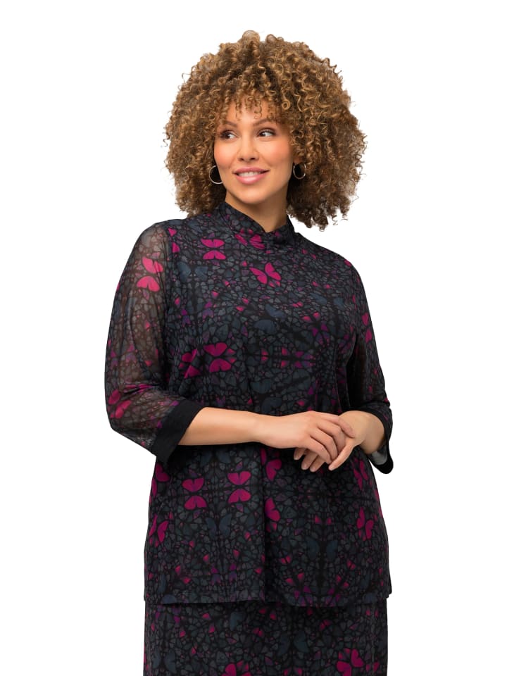 Ulla Popken Longshirt in schwarz günstig kaufen