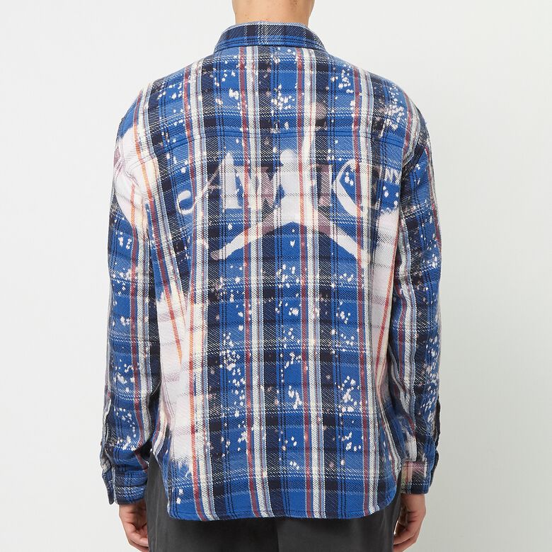 JORDAN x Awake NY Flannel Shirt Blue