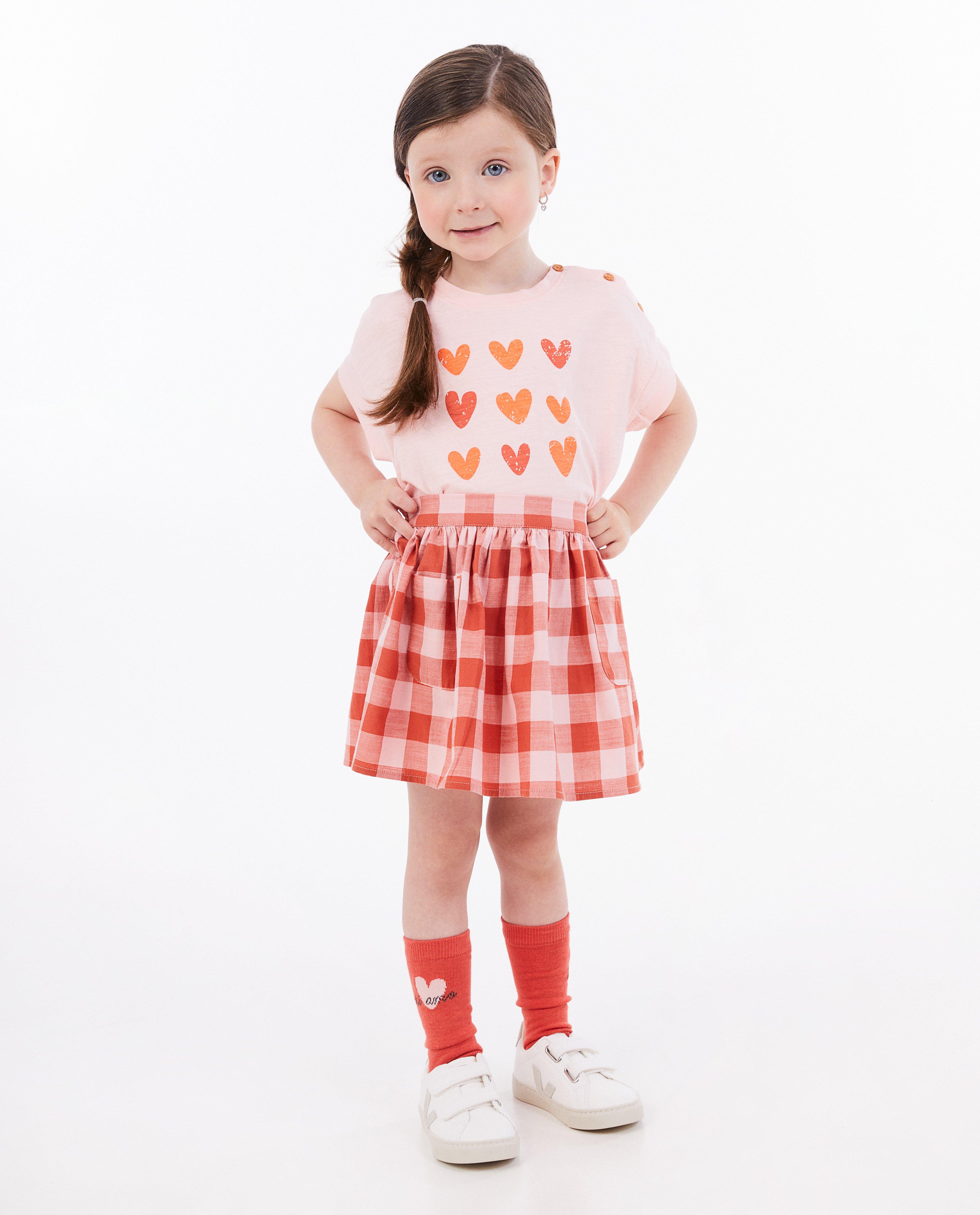 Tricou Samson cu imprimeu de inimă roz deschis