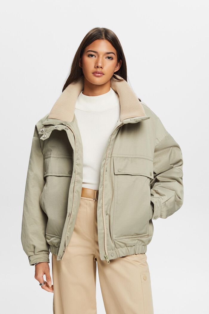 Recycled: Wattierter Parka