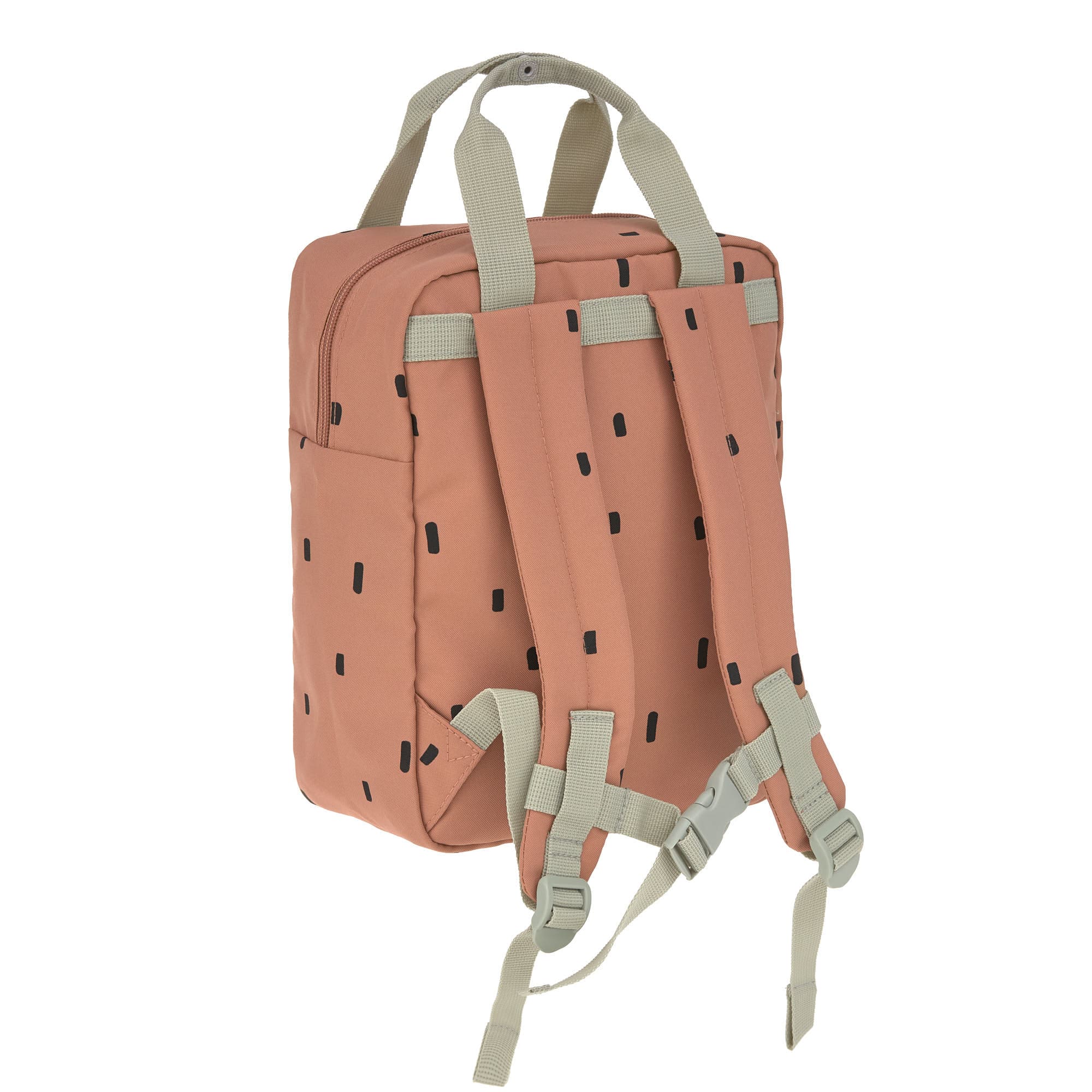 Kindergartenrucksack Square - Happy Prints, Karamell