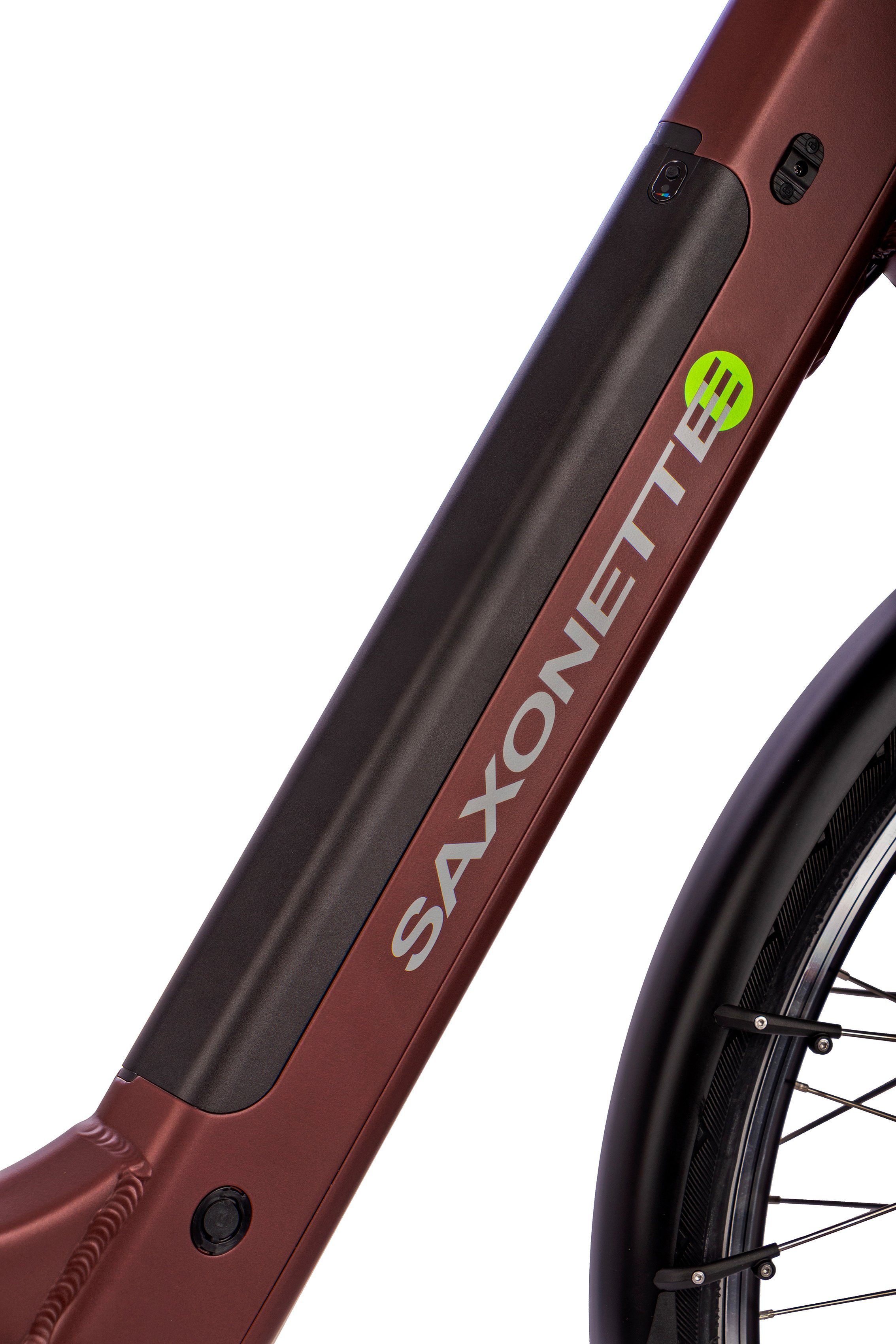SAXONETTE E-Bike OPTIMUM PLUS, 7 Gang, Nabenschaltung, Mittelmotor, 418 Wh Akku