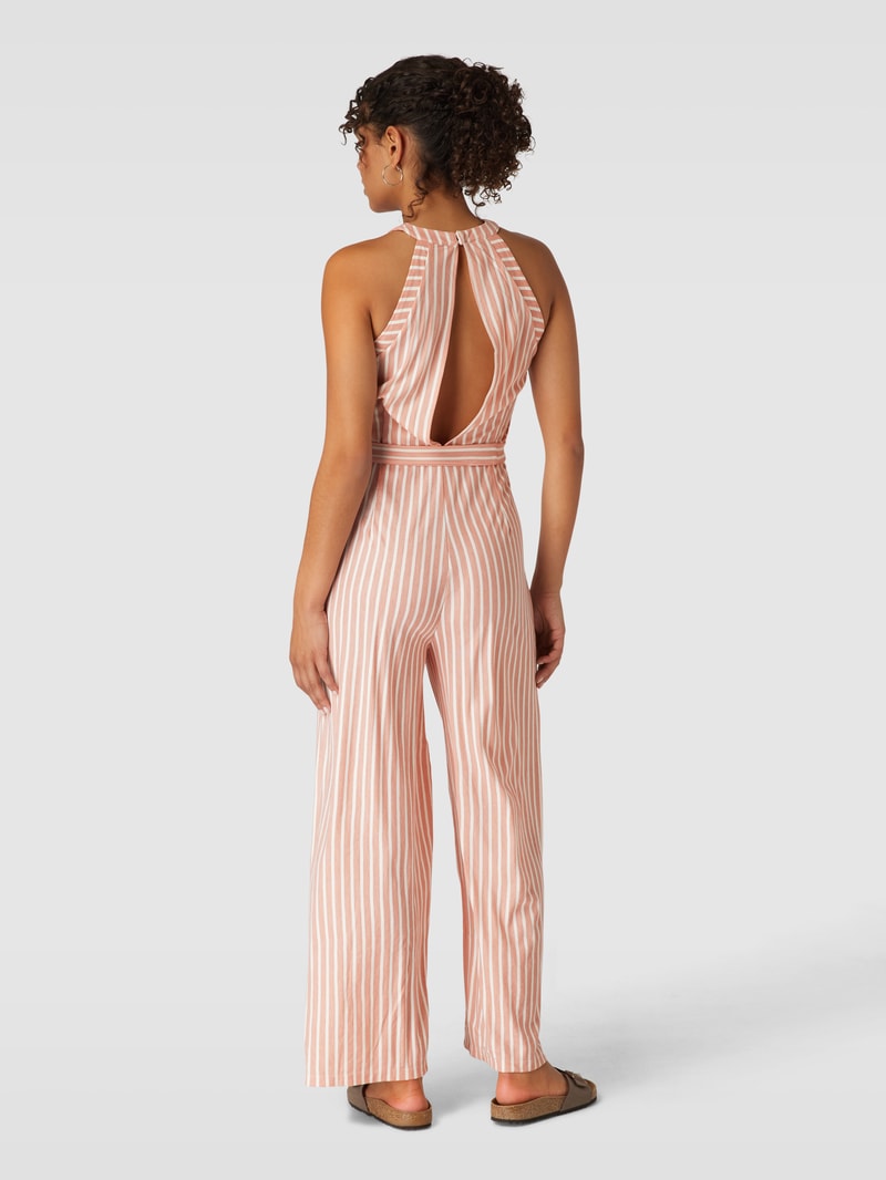 Jumpsuit mit floralem Muster Modell 'SHARON' in rosa