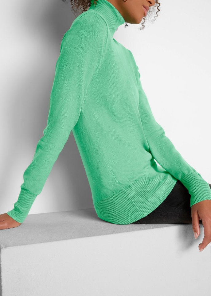 Basic Rollkragenpullover