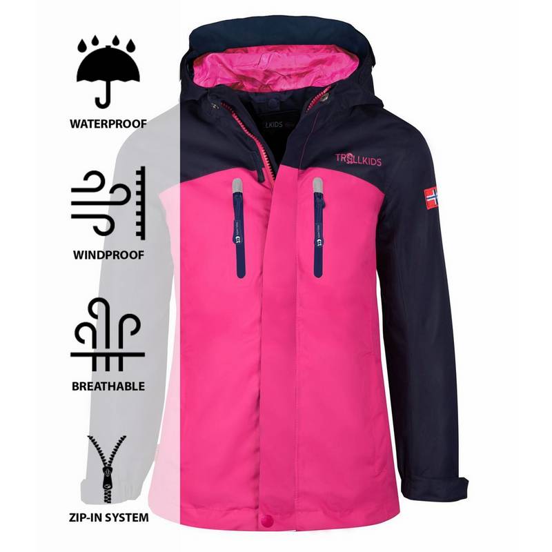 Trollkids Nusfjord Regenjacke Kinder