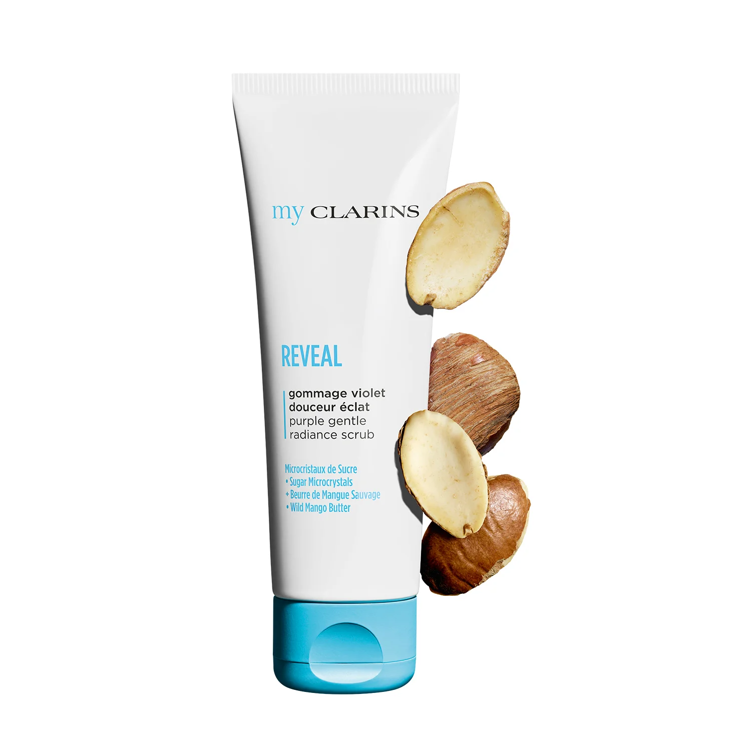 MY CLARINS REVEAL Violet Douceur Éclat Scrub – peeling na tvár