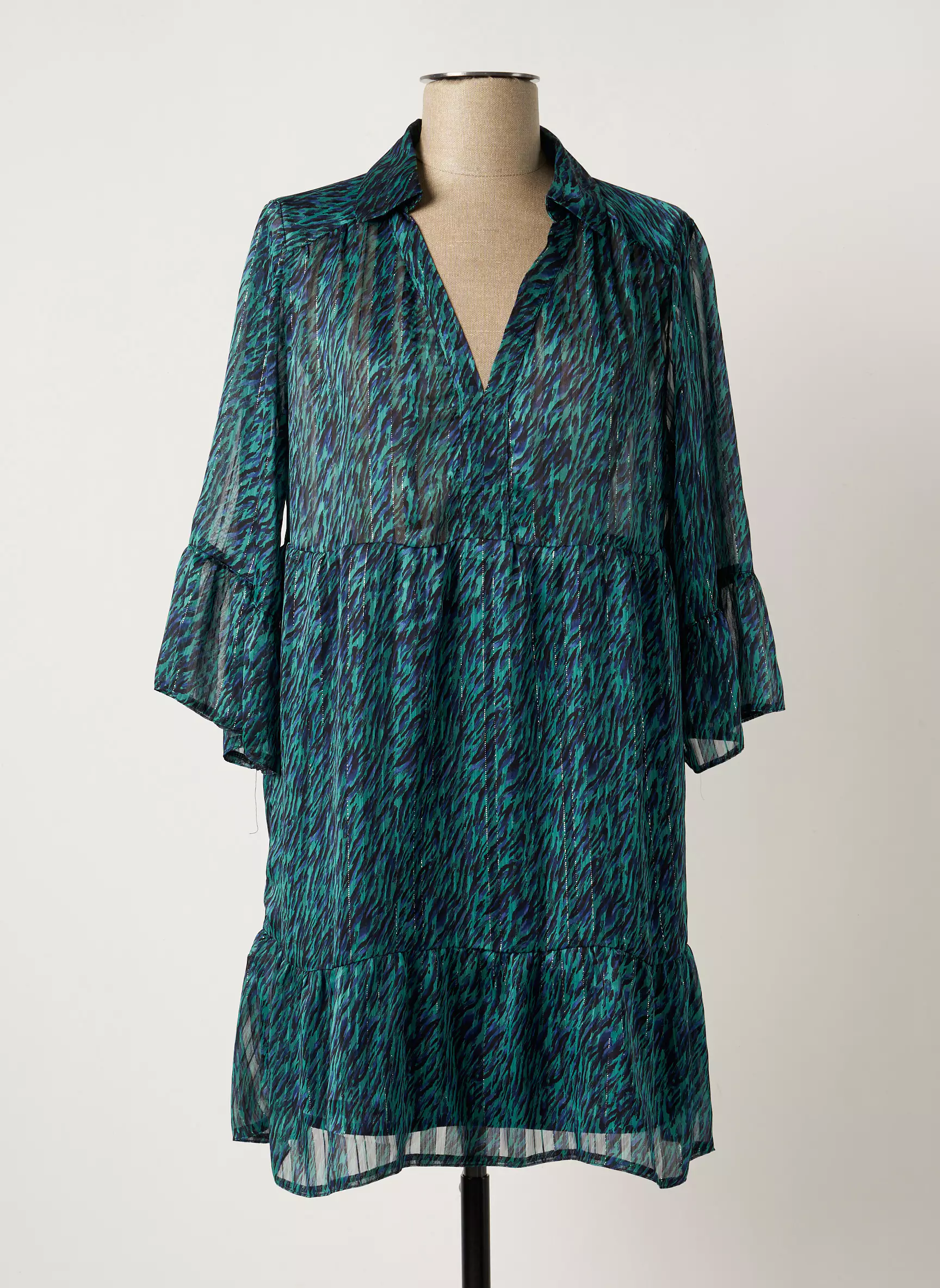 Lenny B Robes Courtes Femme couleur vert