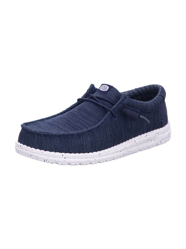 Hey Dude Herren Halbschuhe Wally in Blau günstig kaufen
