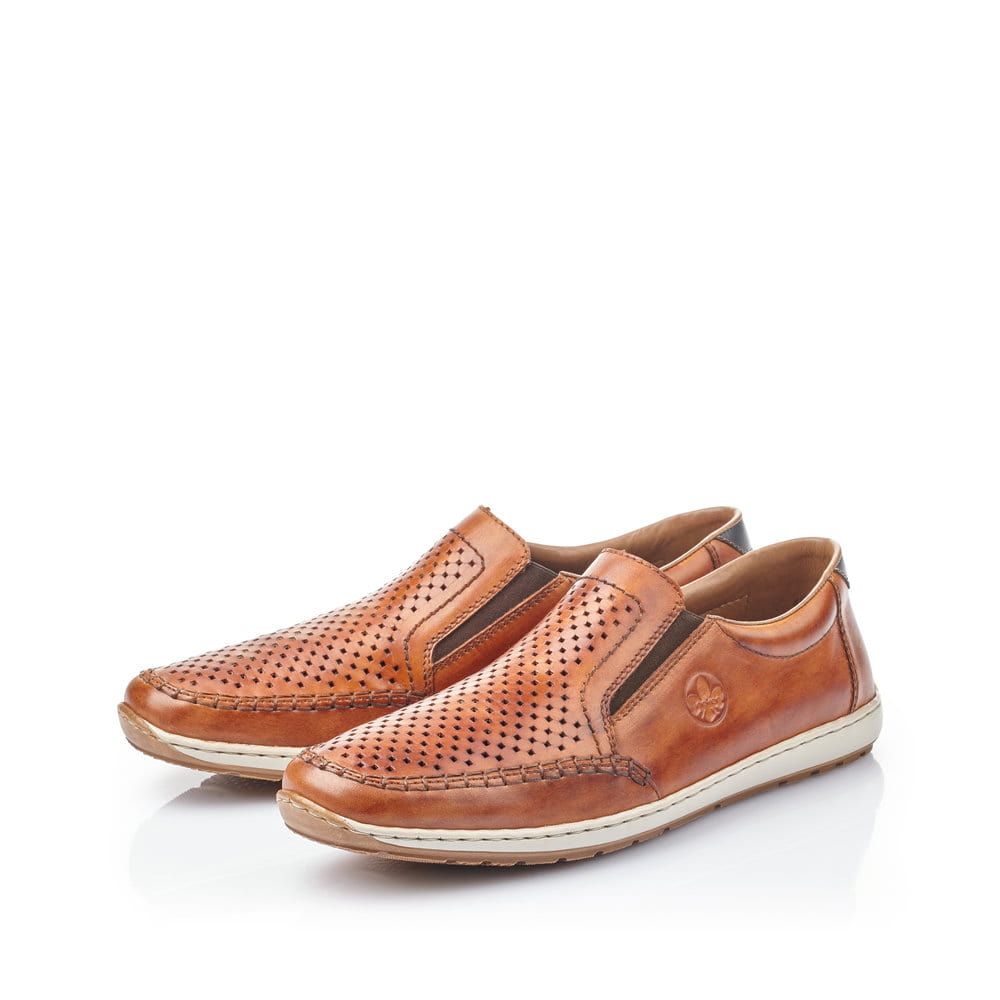 Rieker Herren Slipper nussbraun