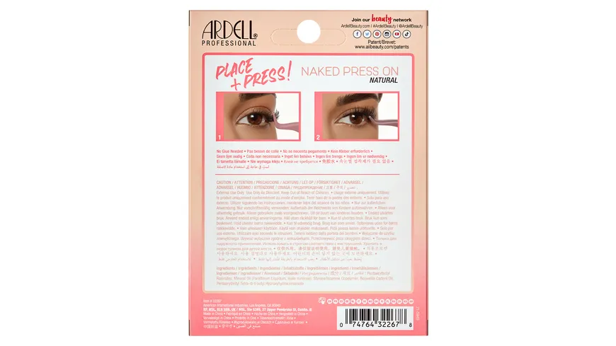 ARDELL Künstliche Wimpern Naked Press On Natural