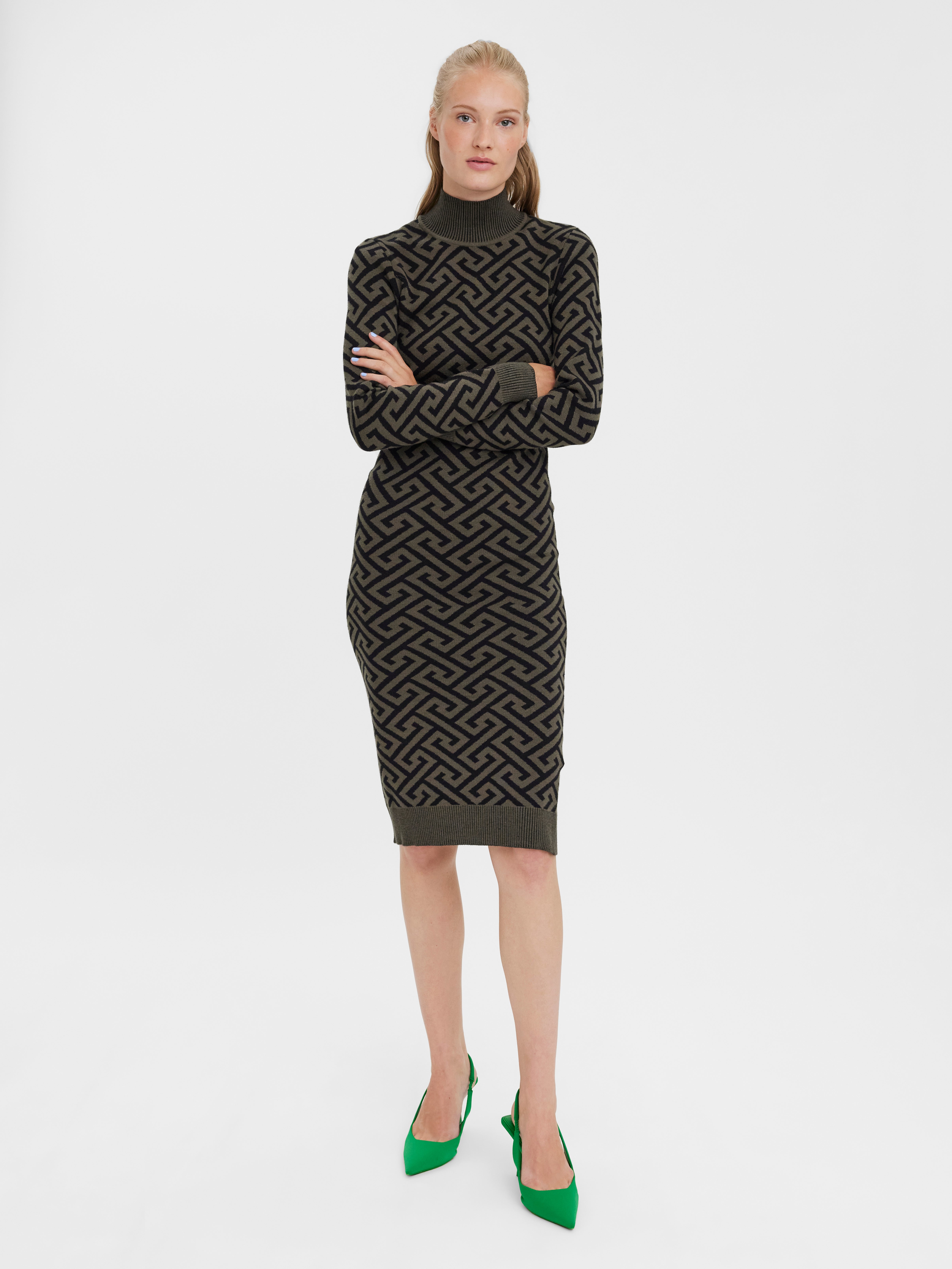 VMARIA Langes Kleid