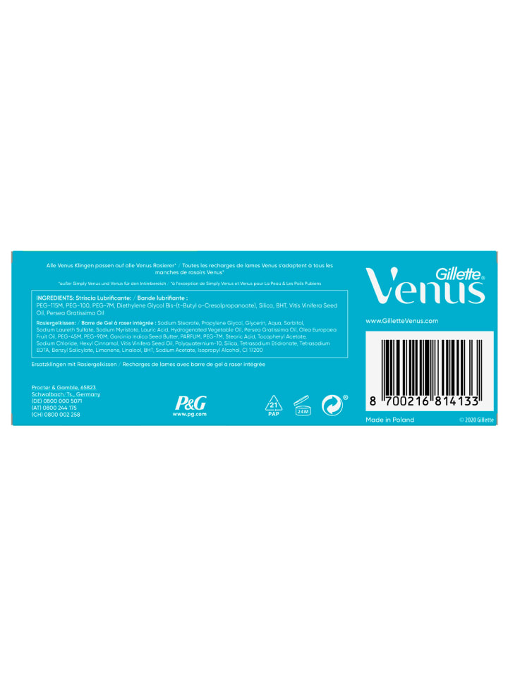 Gillette Venus Rasierklingen 