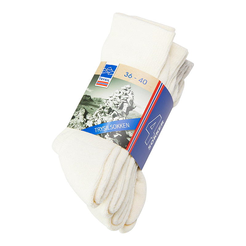 Trysil Trysilsokk 4-pk str 36/40 God og Varm