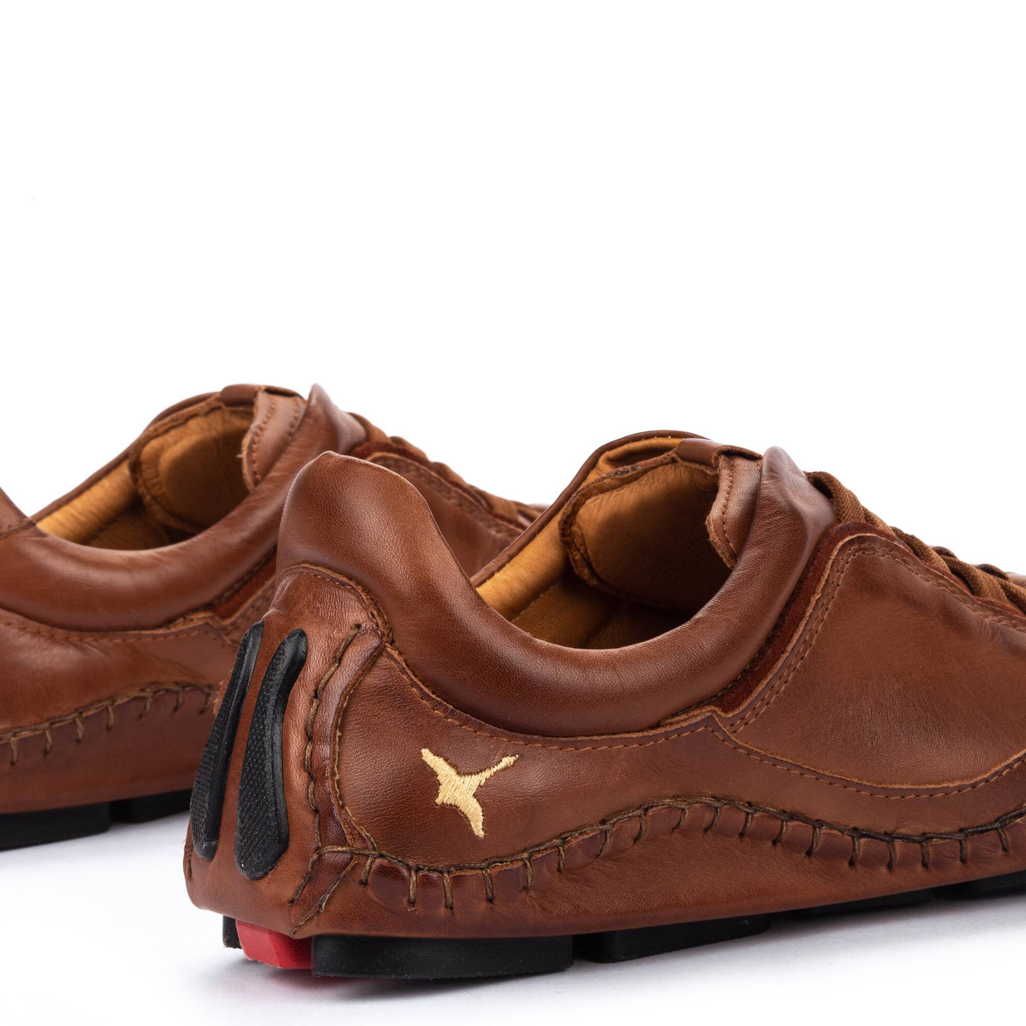 Herensportschoenen met elastiek - Leer