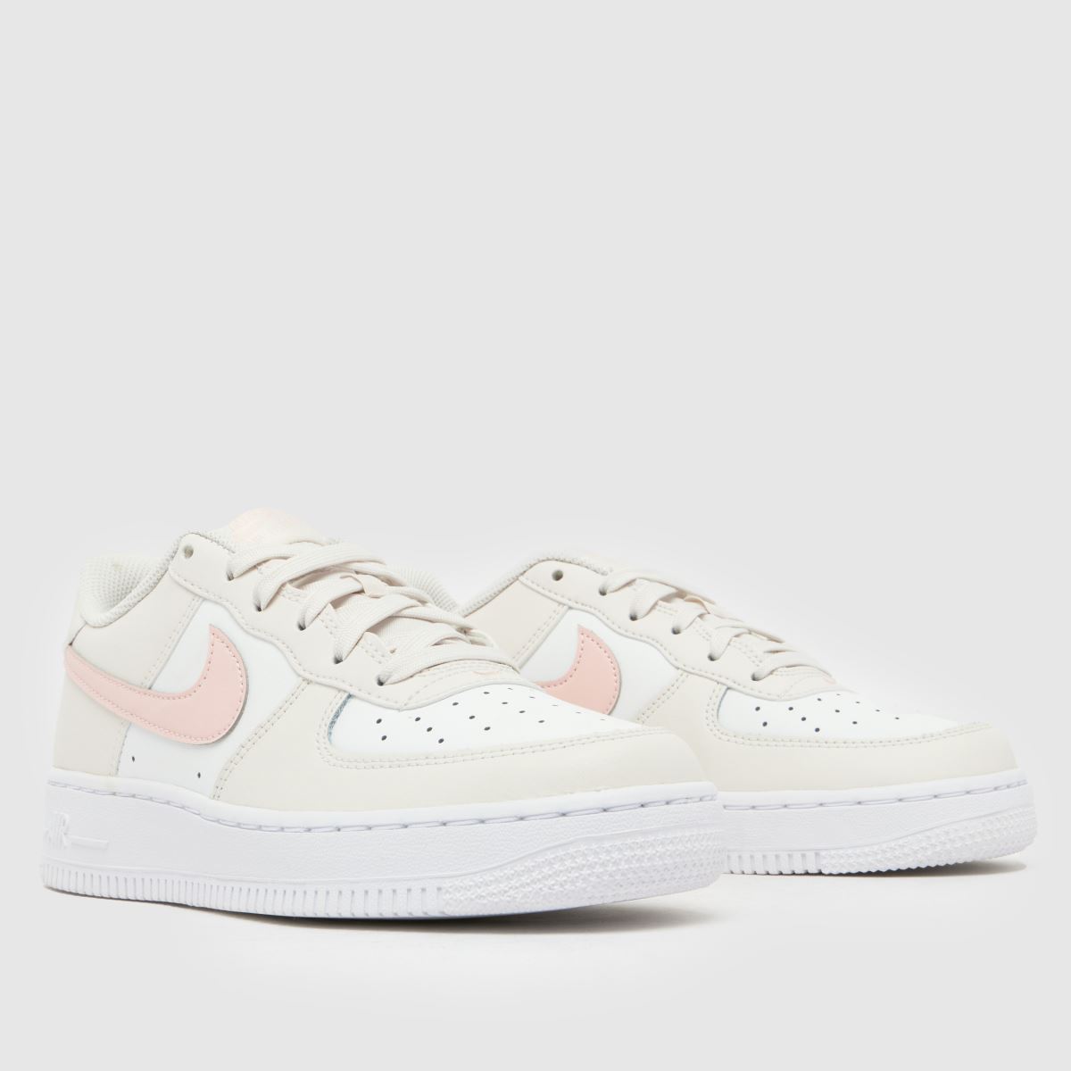 Nike Air Force 1 flickor/ungdomsskor i beige med flera färger