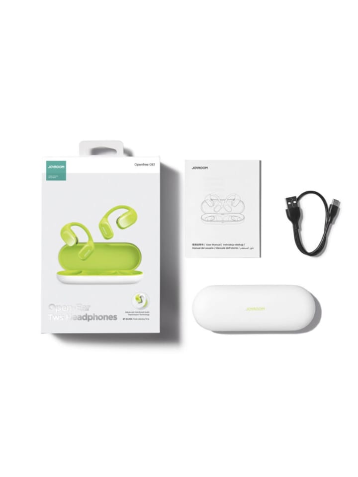 COFI 1453 Joyroom Openfree JR-OE1 kabellose On-Ear-Kopfhörer Grün in Grün günstig kaufen onesize