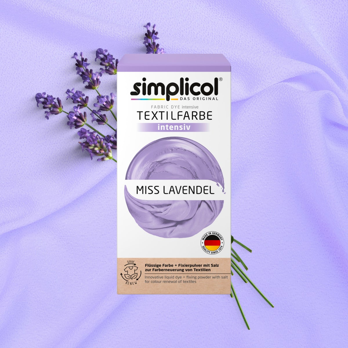 Textilfarbe intensiv Miss Lavendel, 1 St