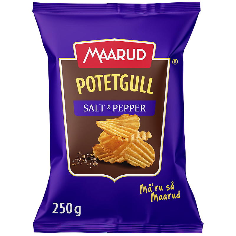 Maarud Potetgull 250 g Salt & pepper Maarud