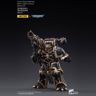 Warhammer 40k Actionfigur 1/18 Black Legion Havocs Marine 02 13 cm