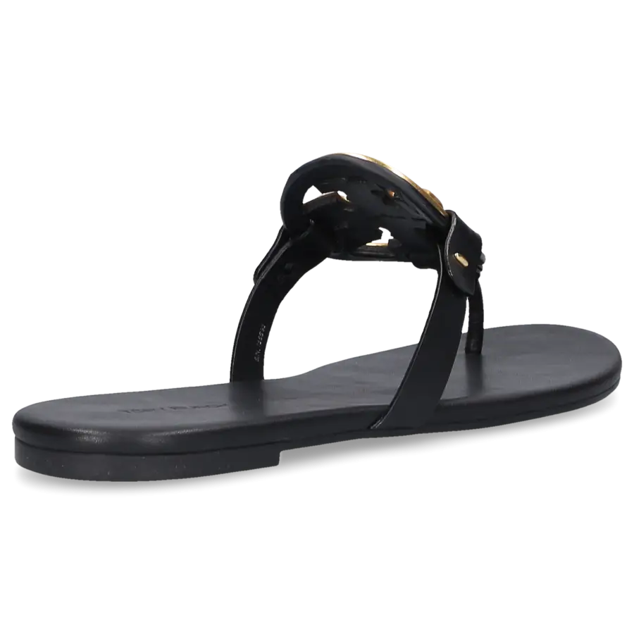 Tory Burch - Zehentrenner MILLER Ziegenleder - schwarz