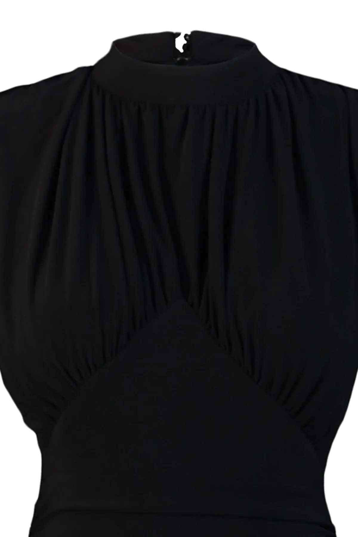 Trendyol Collection  Schwarzes gestricktes elegantes Abendkleid TPRAW23EL00084