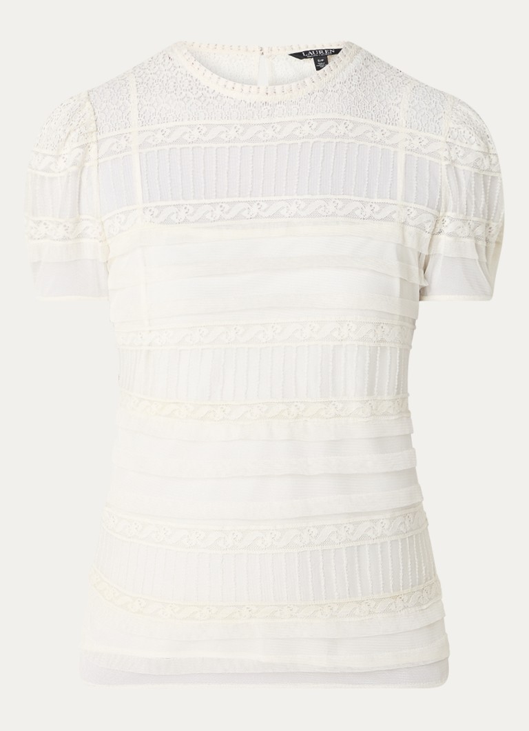 Ημιδιάφανο χιτώνα Ralph Lauren με κέντημα