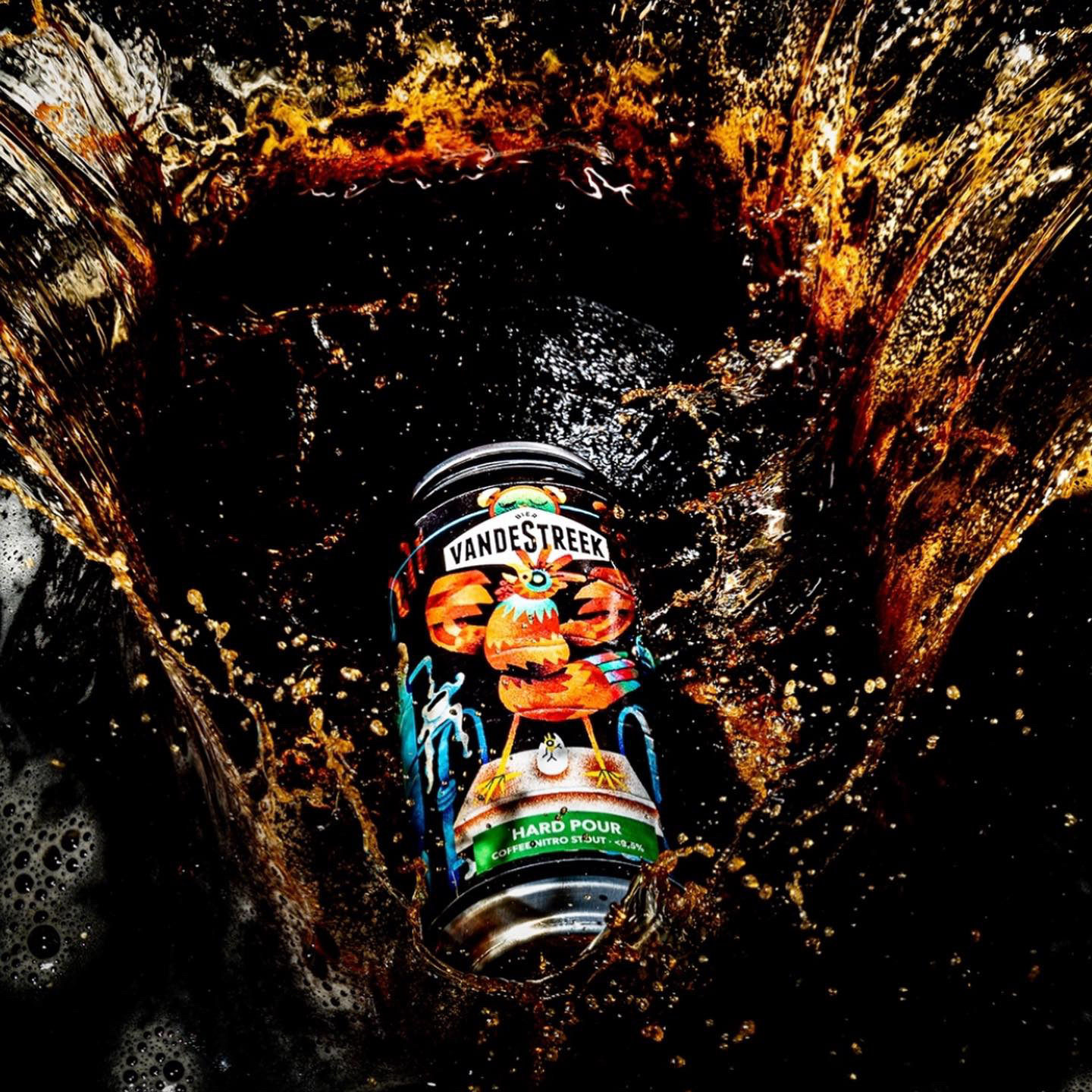 vandeStreek : Coffee Nitro Stout - Gueule de joie 0.5° |  44 cl