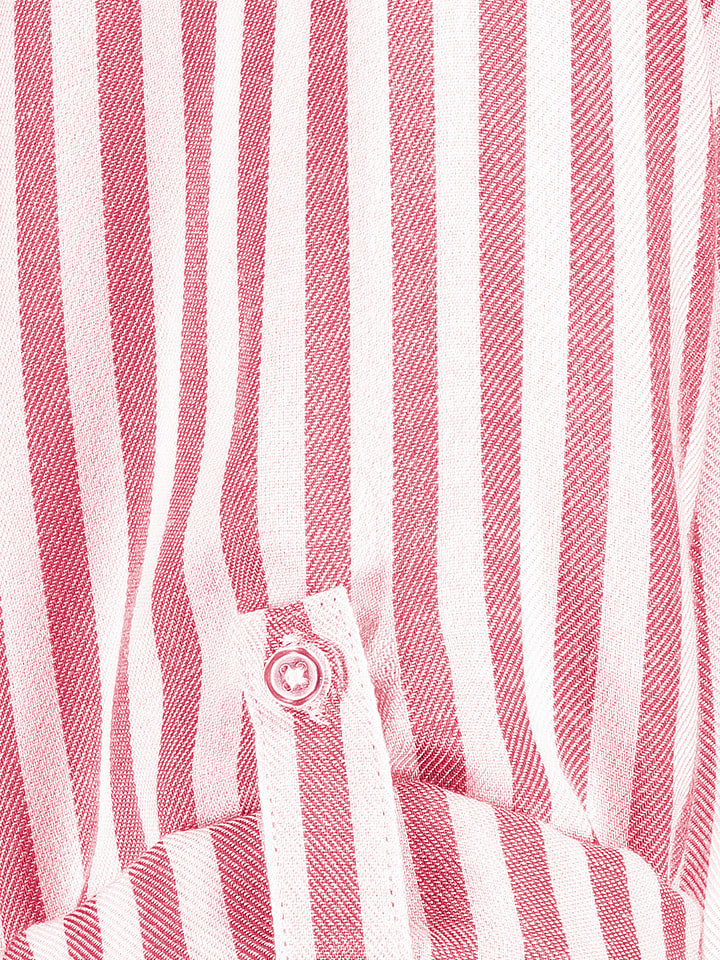 Fresh Made Bluse in Pink/ Weiß günstig kaufen