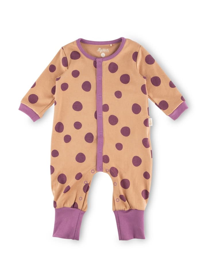 Sigikid Overall Nachtwäsche in braun/lila günstig kaufen