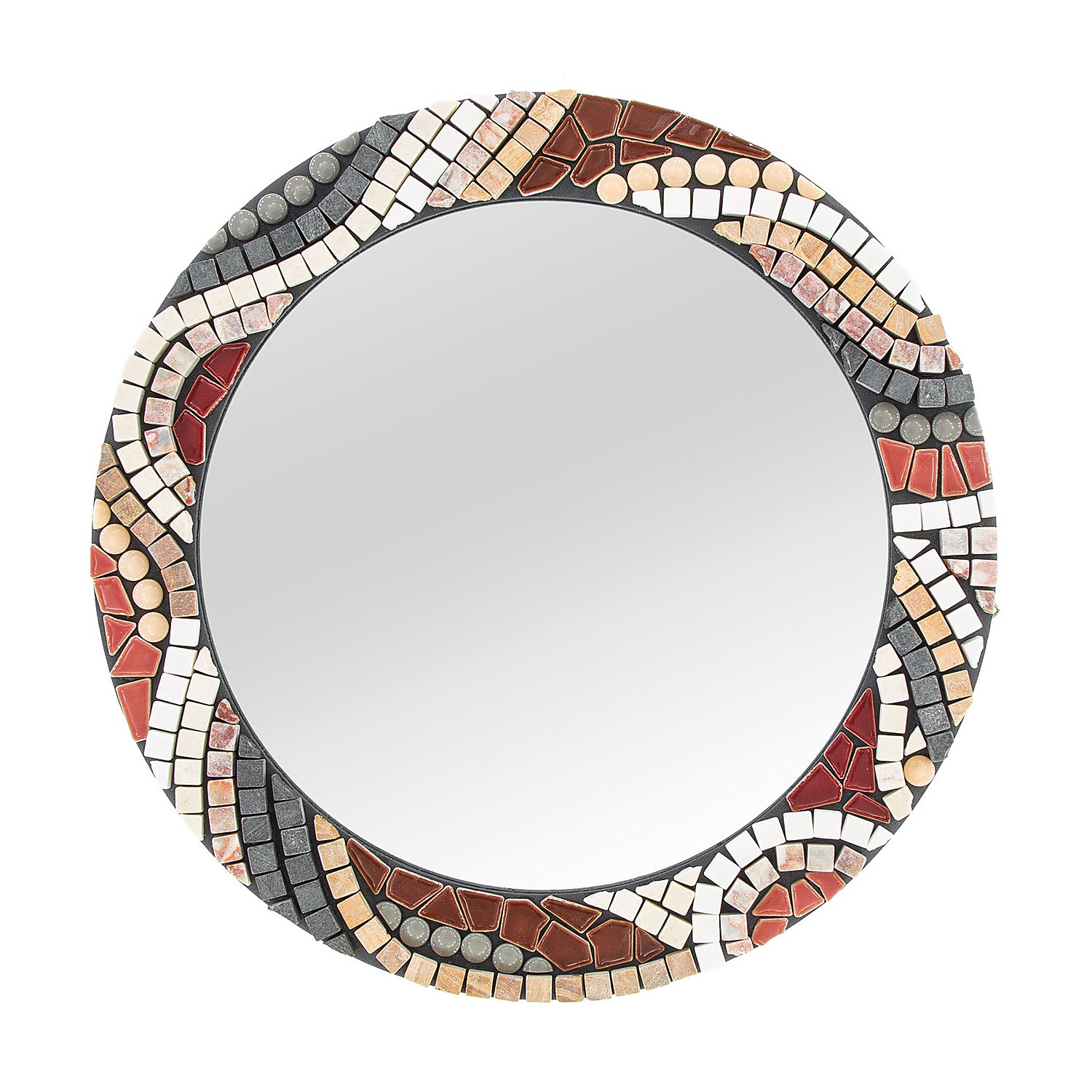 Fantasy Glas-Mosaik, rund, bunt-mix, 12 mm Ø, 500 g
