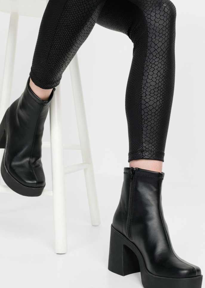 Lederimitat-Leggings