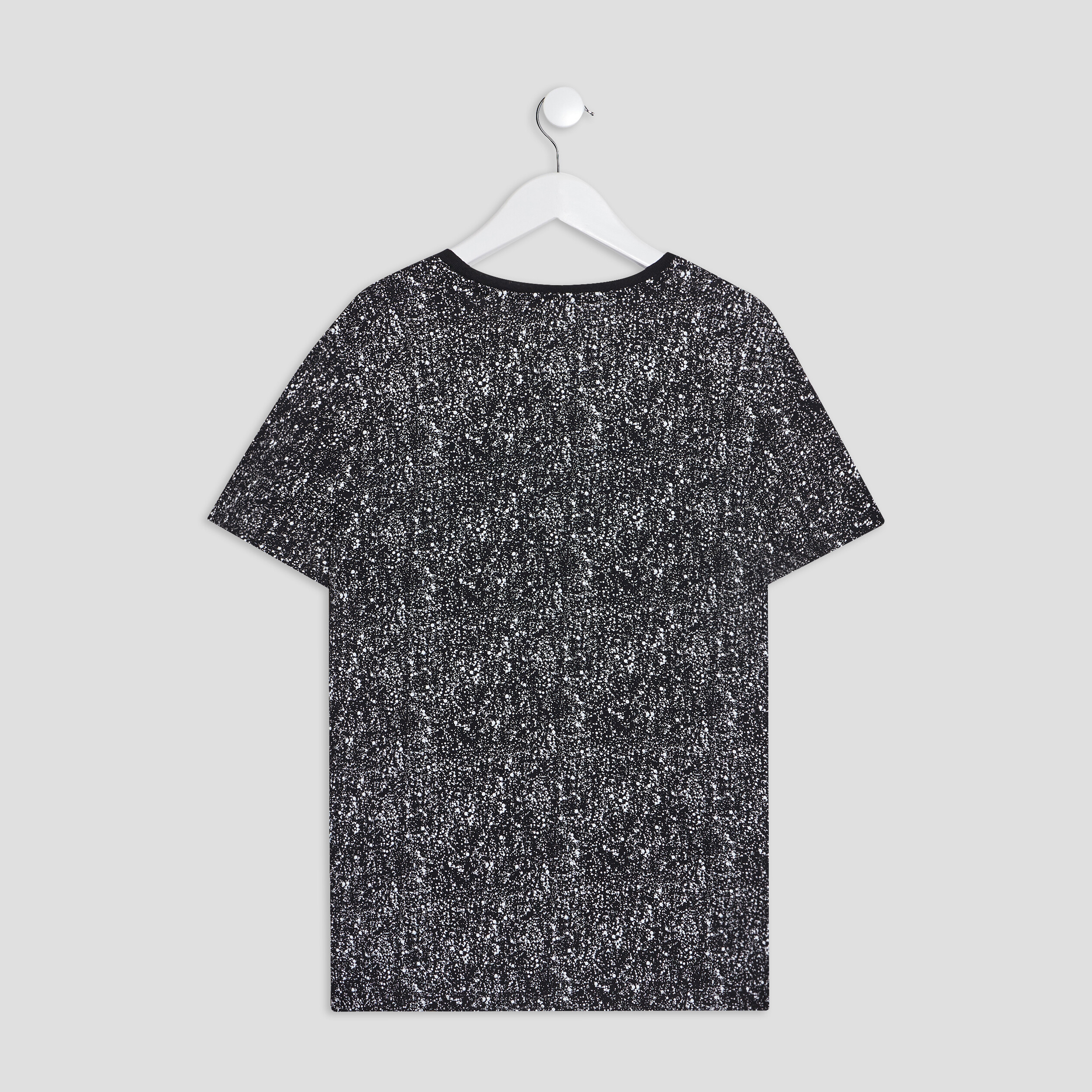 T-shirt manches courtes noir homme | La Halle