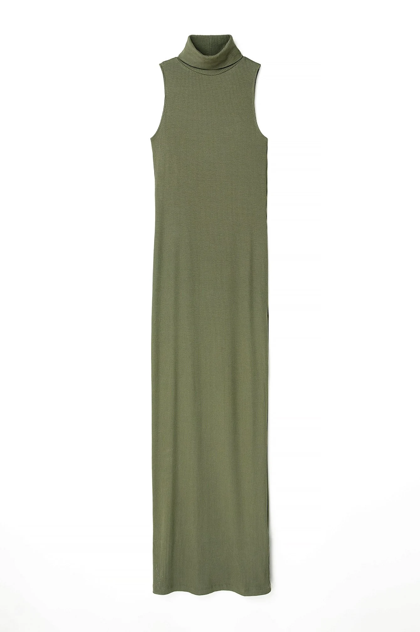 Maxikleid mit hohem Ausschnitt