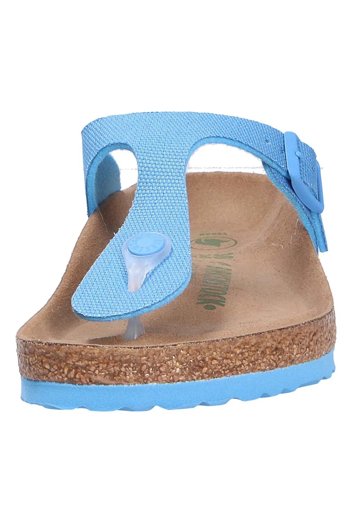 Birkenstock  Pantolette - Blau - Flacher Absatz