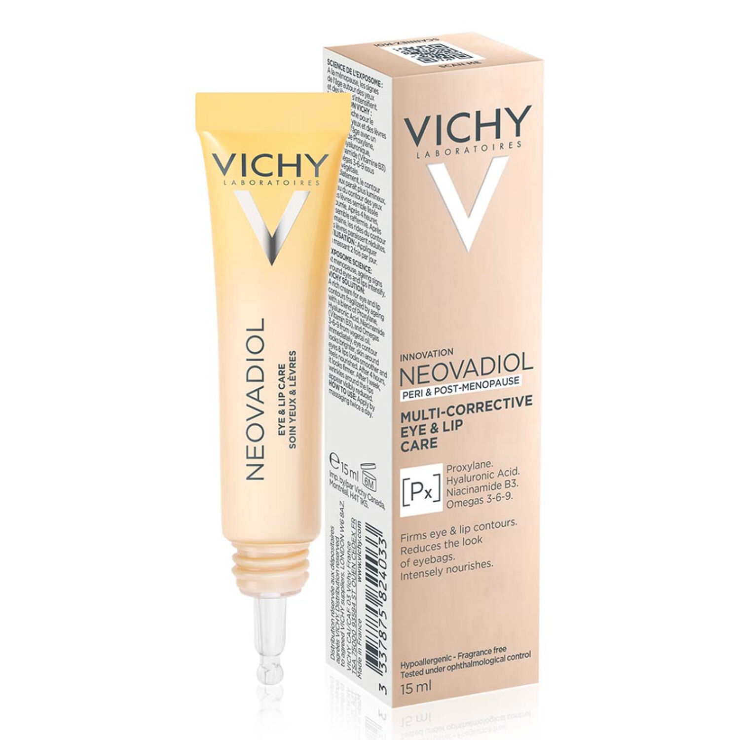 Vichy Neovadiol Soin Multi-Correcteur Yeux et Lèvres 15 ml